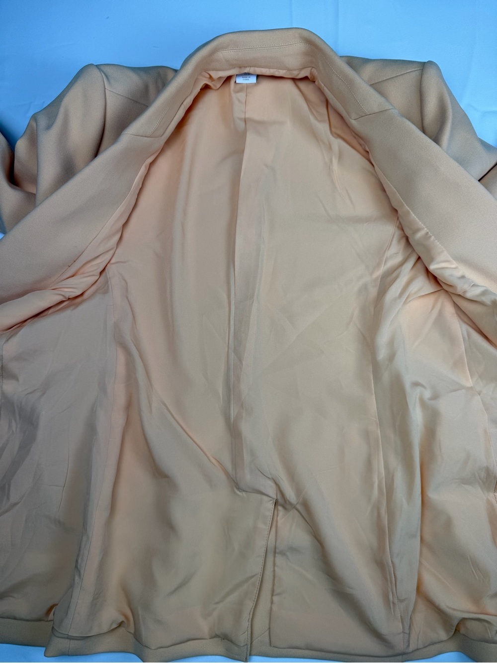 House of Harlow 1960  Double-Breasted Sherbet  Orange Blazer  - Clean and Fresh - Picture 11 of 16